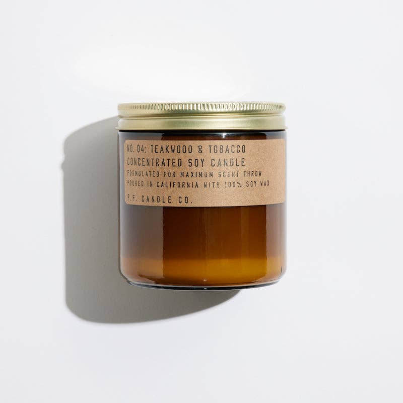 P.F. Candle Co. - Teakwood & Tobacco - Large Concentrated Candle