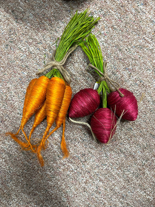 Carrots or Beets Plush Sets - (Select from 2 Styles)
