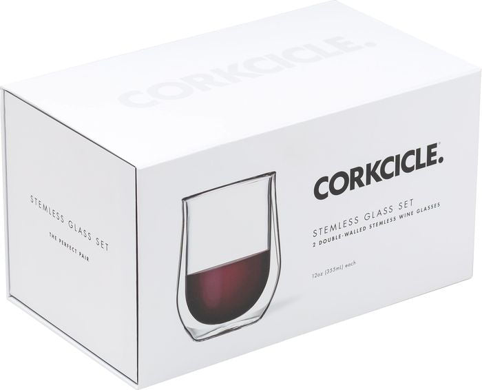 Corkcicle - Glass Stemless Set