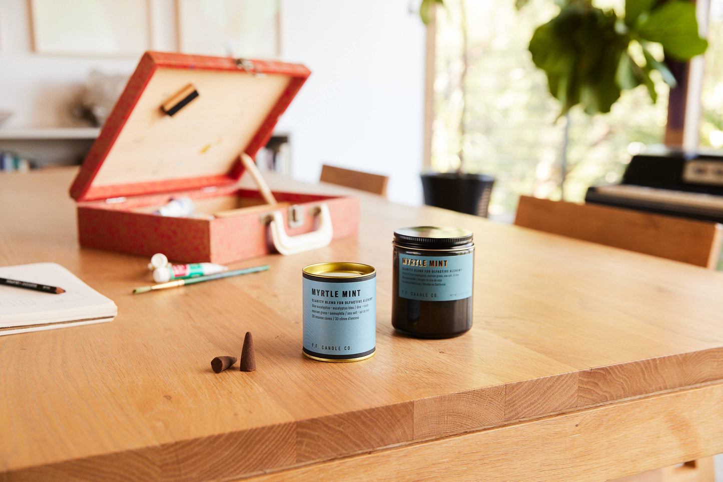 P.F. Candle Co. Myrtle Mint - 7.2 oz Alchemy Soy Candle