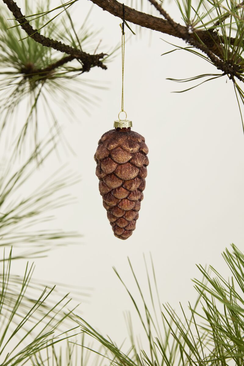 Ornament - Frosted Pinecone (2 sizes)