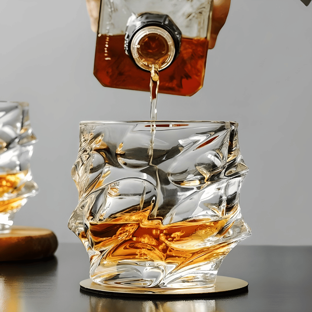 TsukiGlass - Storm Japanese Crystal Whisky Glass