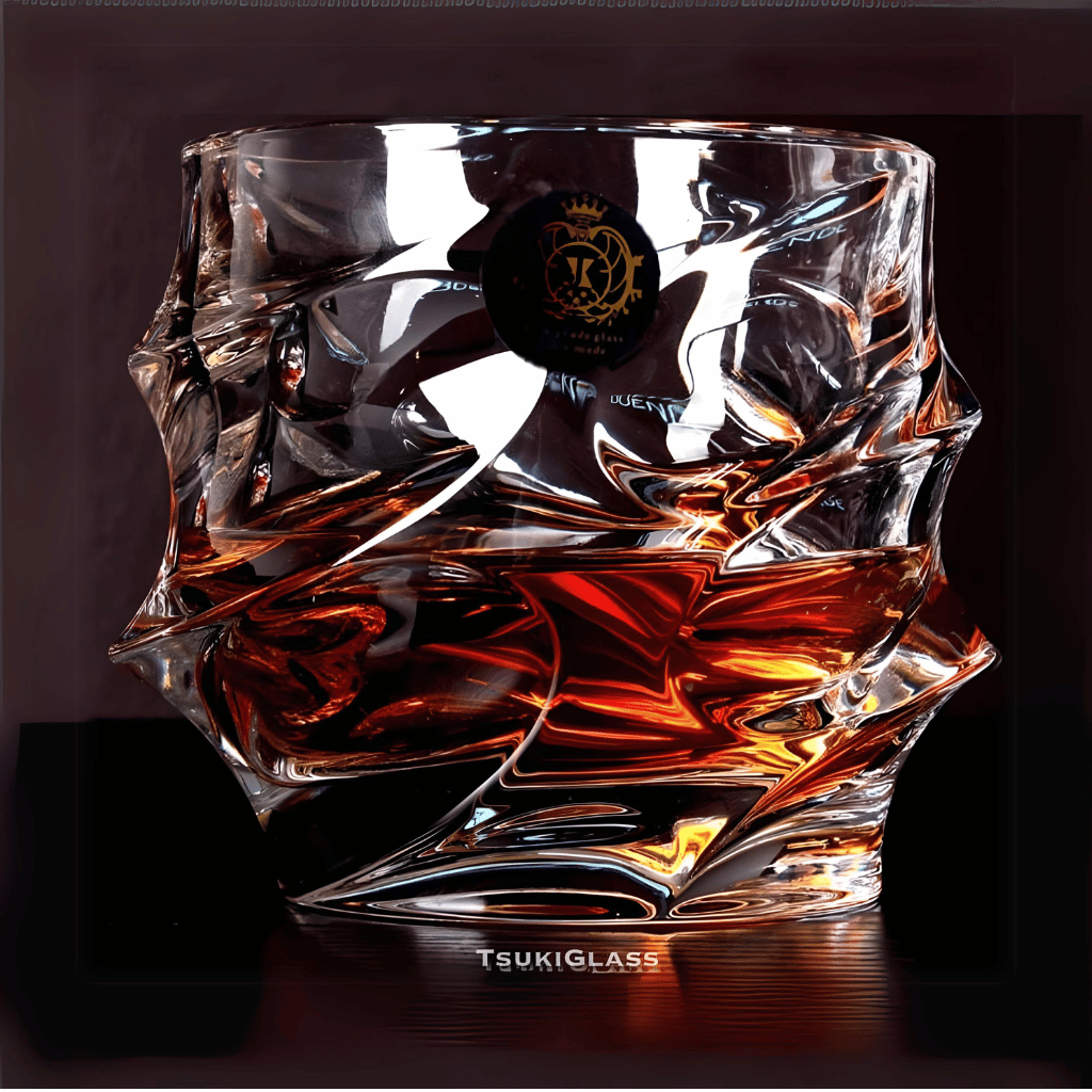 TsukiGlass - Storm Japanese Crystal Whisky Glass