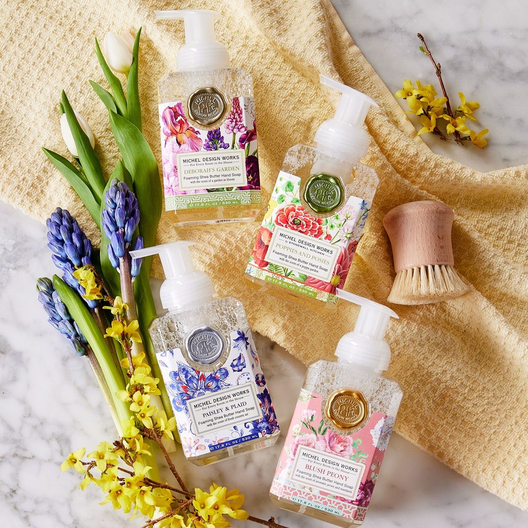 Michel Design Works Poppies and Posies Foaming Hand Soap