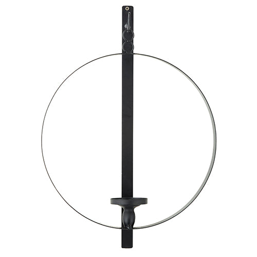 CIRCULAR WALL MOUNT CANDLE SCONCE