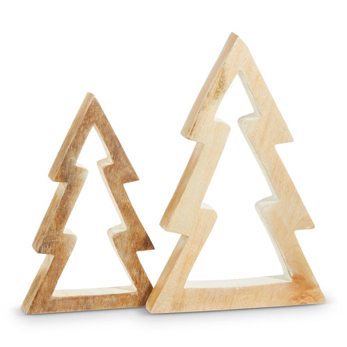 Wood Cutout Trees