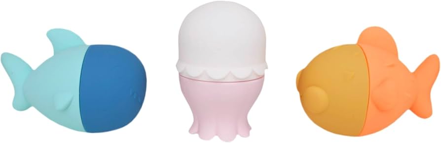 Copper Pearl Squirtie Bath Toy Set