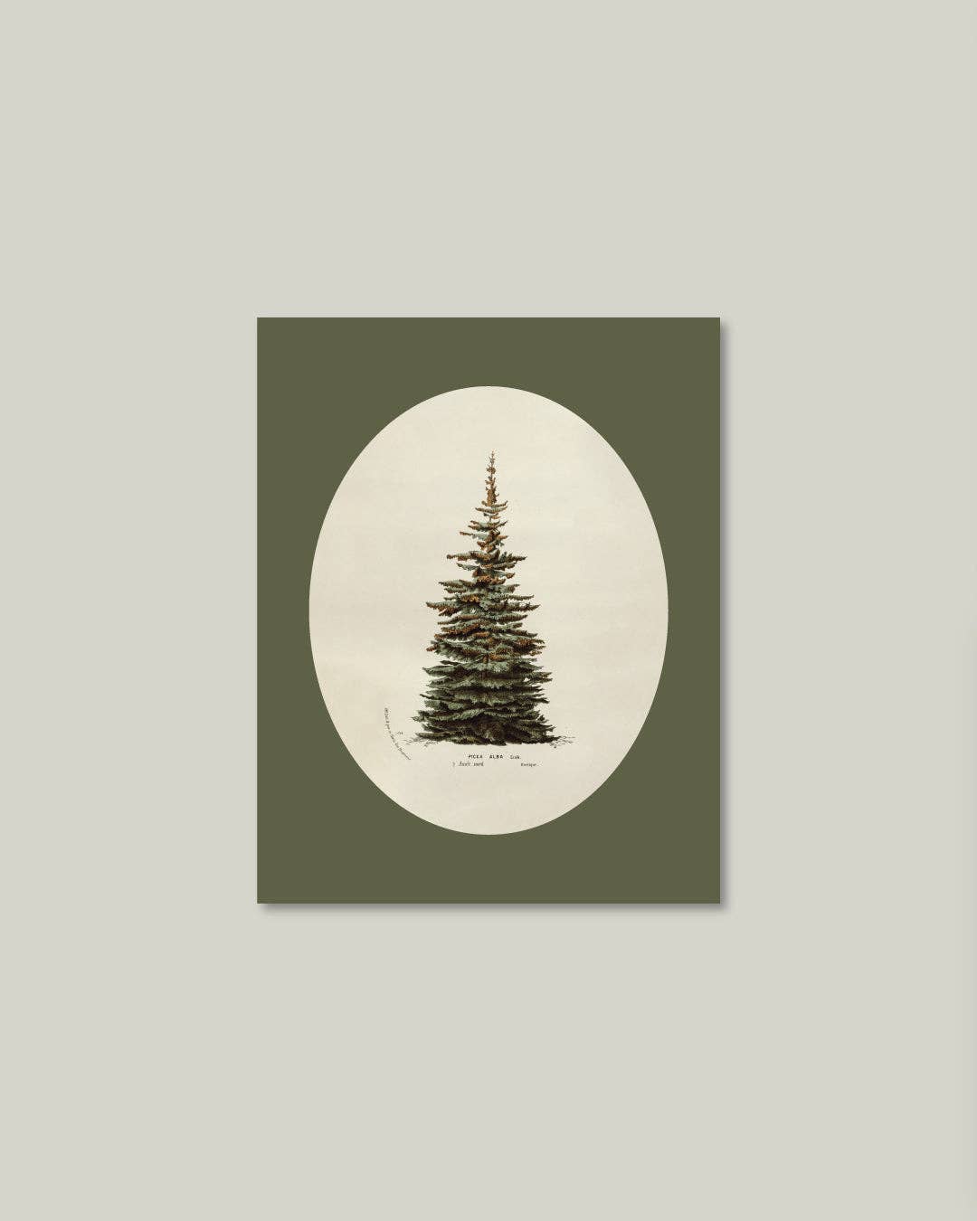 Petal Lane Home - Oval Matte Tree Artist Board