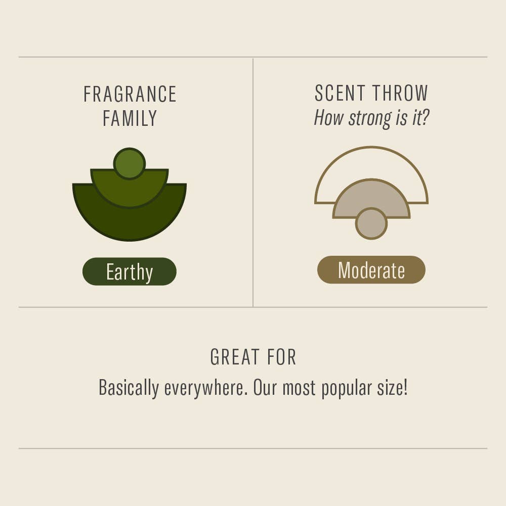P.F. Candle Co. Patchouli Sweetgrass - 7.2 oz Standard Soy Candle