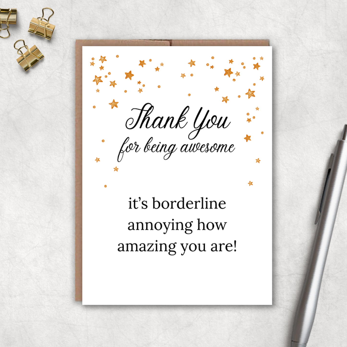 Thank You Card