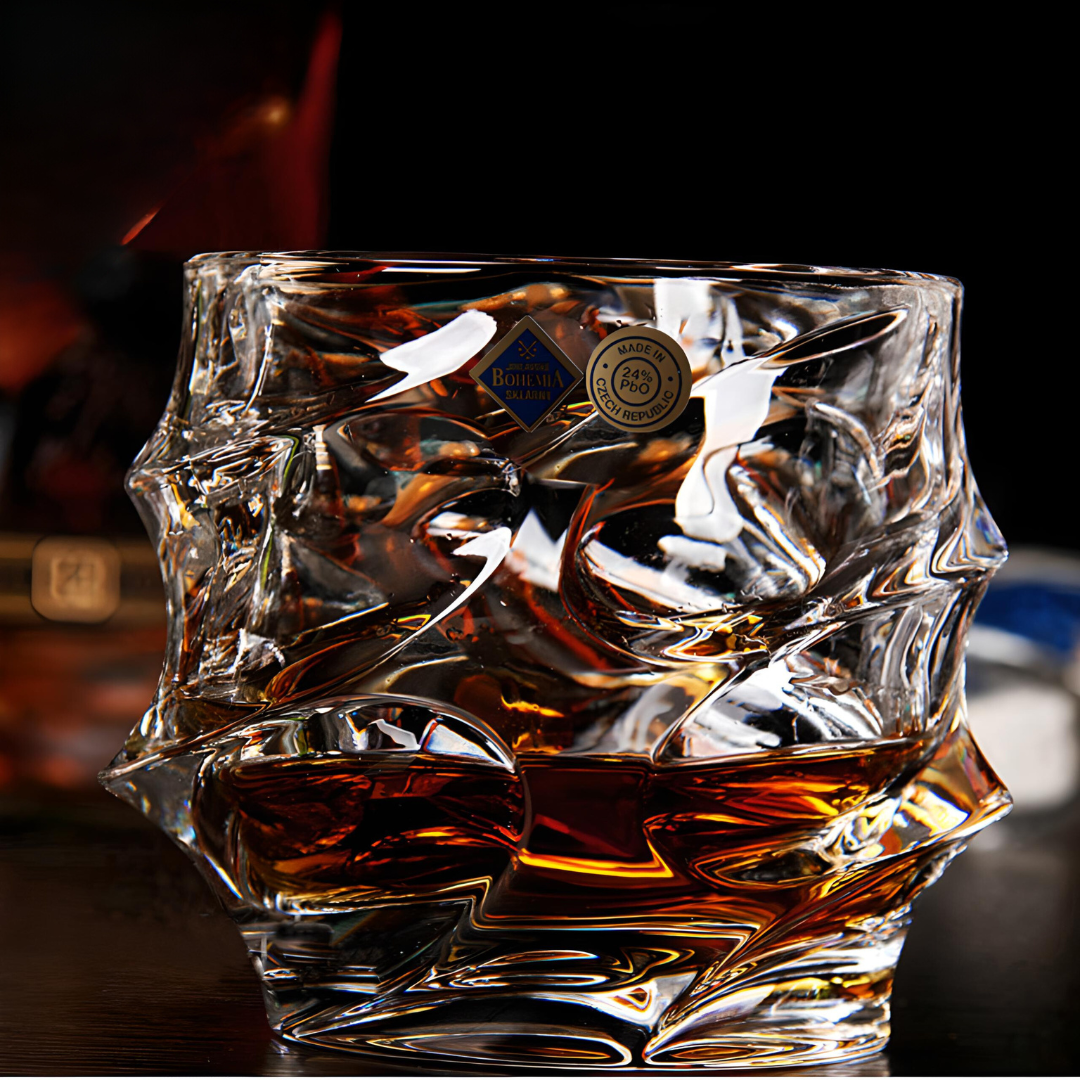 TsukiGlass - Storm Japanese Crystal Whisky Glass