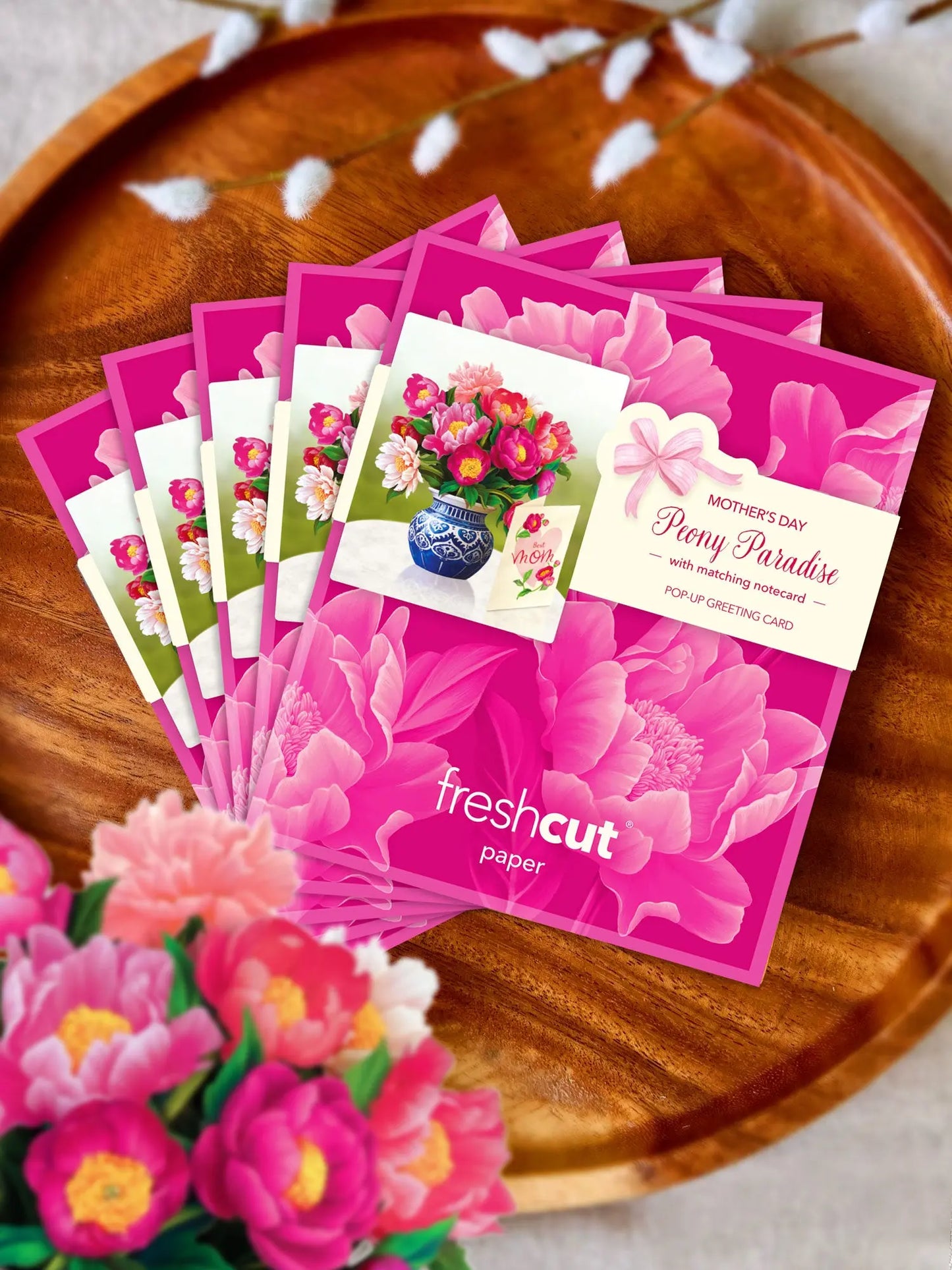 Freshcut Paper - Mini Mother's Day Peony Paradise Pop-Up Card