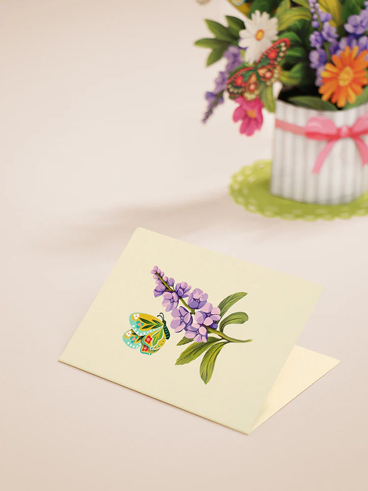 Freshcut Paper Mini Enchanted Garden - Pop Up Greeting Card
