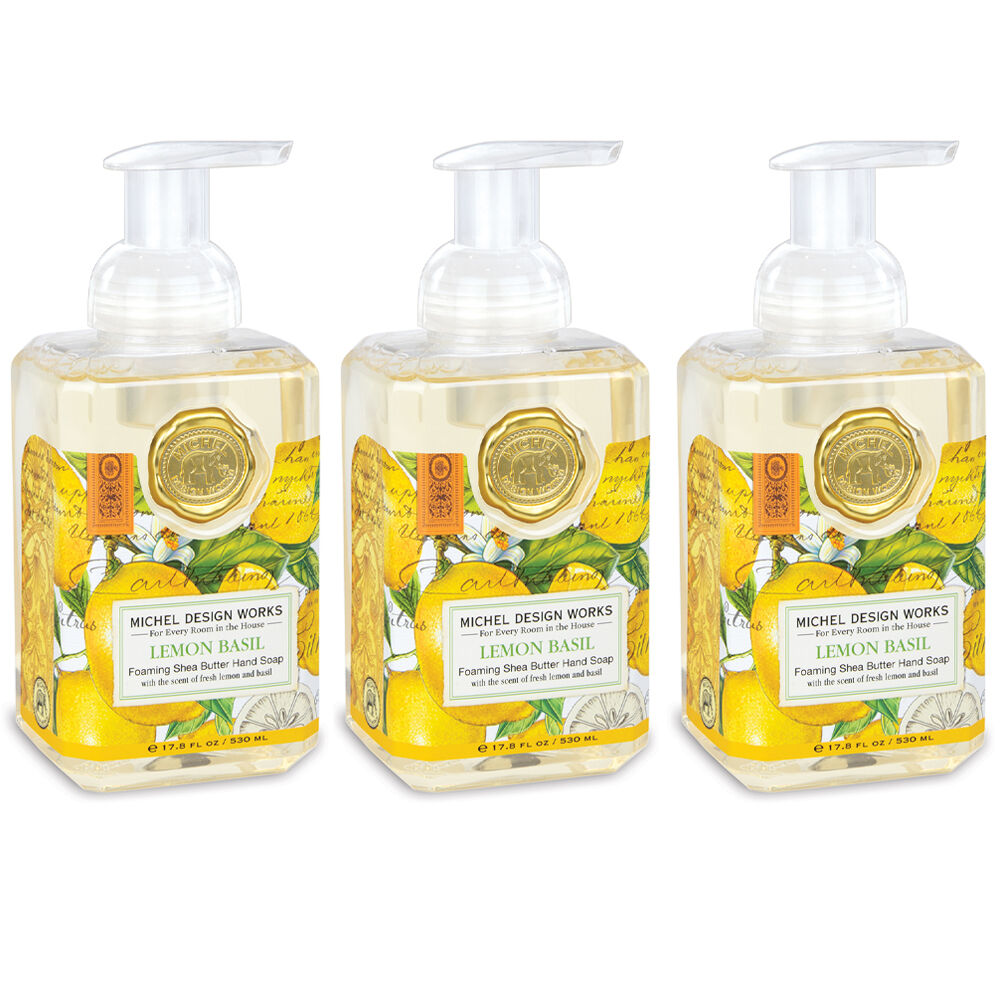 Michel Design Works -Lemon Basil Mini Foaming Hand Soap