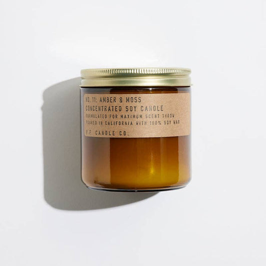 P.F. Candle Co. - Amber & Moss - Large Concentrated Candle