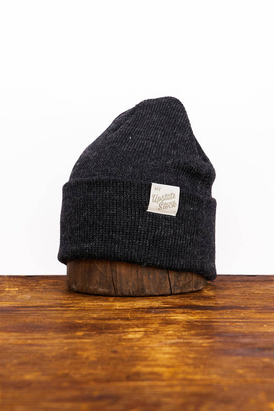 Upstate Stock - Black American Mohair Beanie