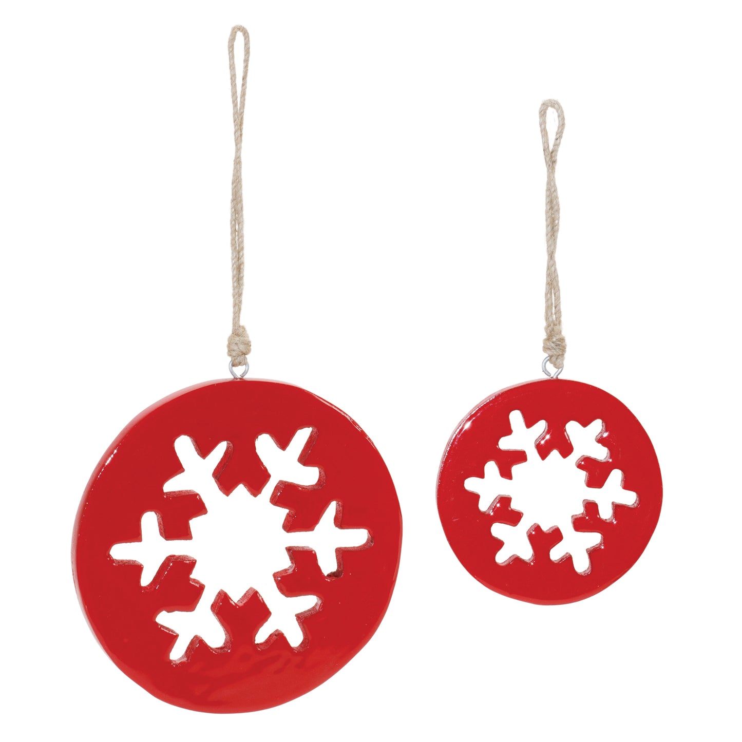Snowflake Cut-Out Ornaments