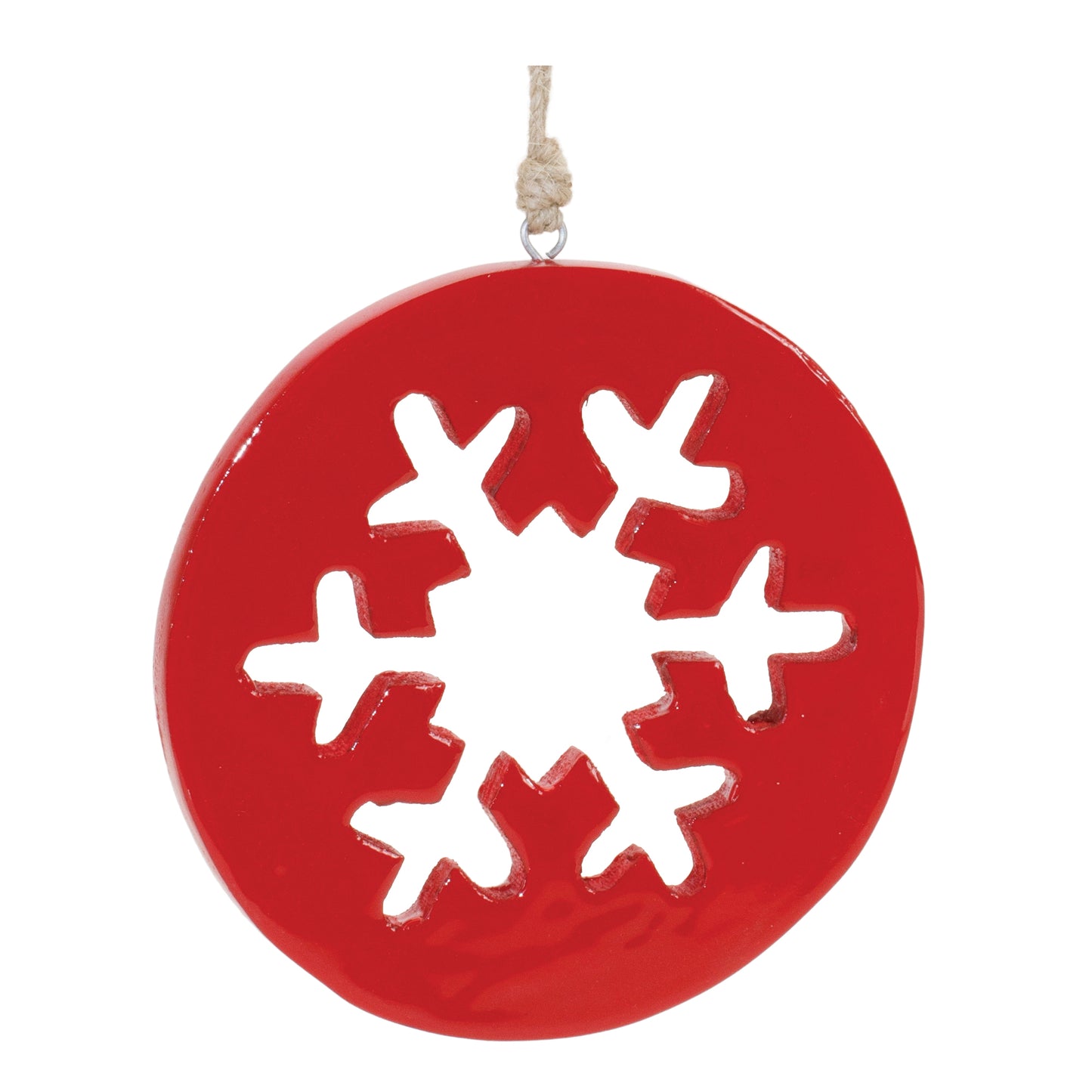 Snowflake Cut-Out Ornaments