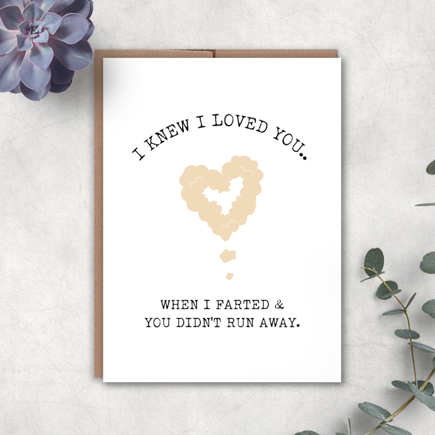 Love Fart Card