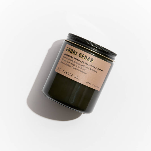P.F. Candle Co. - Enoki Cedar - 7.2 oz Alchemy Soy Candle