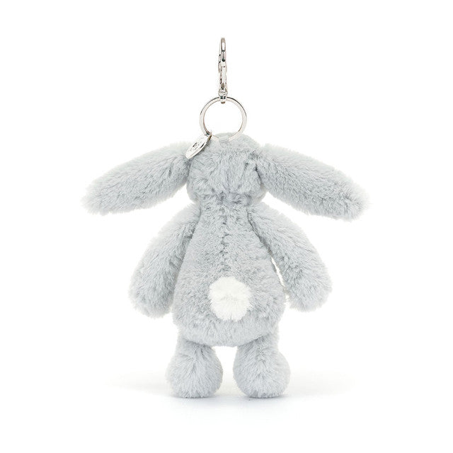 Jellycat Bashful Silver (Grey) Bunny Bag Charm