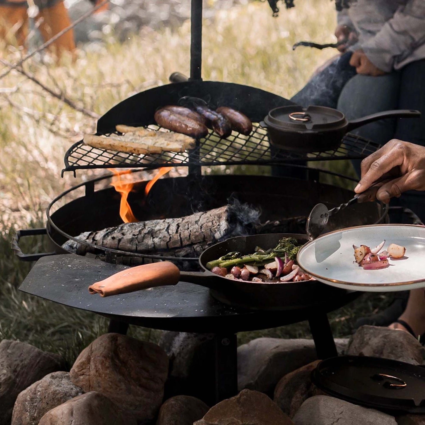 Barebones - Cowboy Fire Pit Grill Side Table
