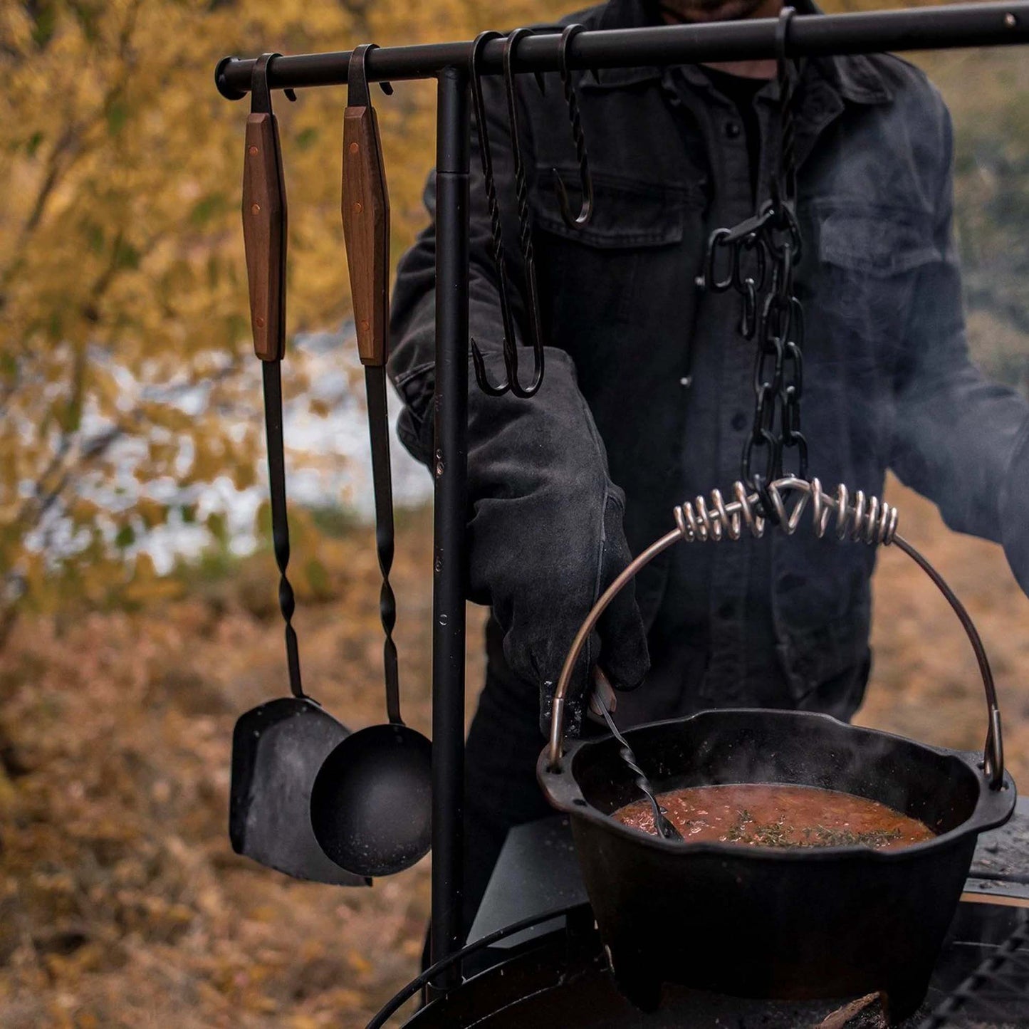 Barebones - Cowboy Grill S-Hook and Chain Kit