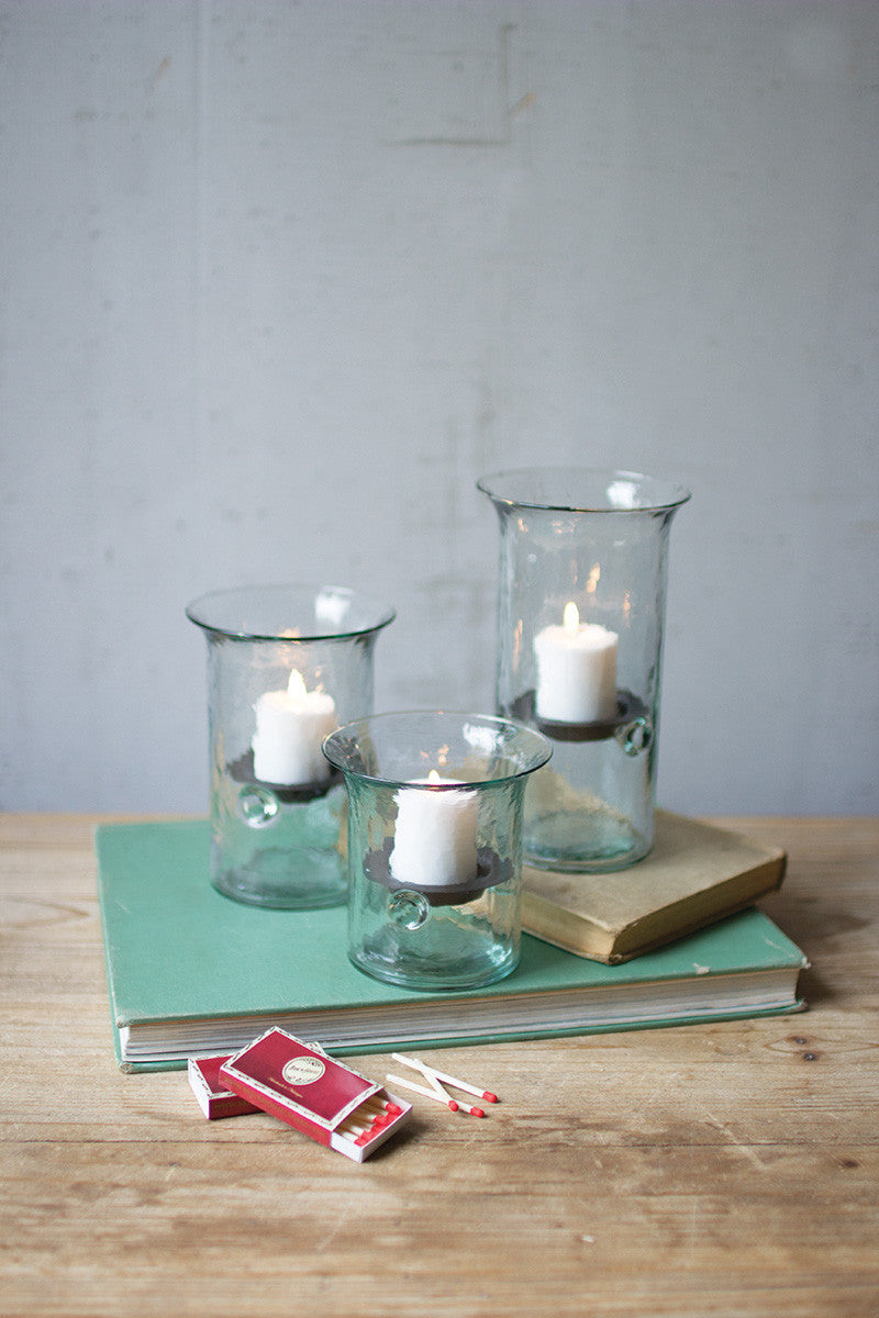 Glass Votive Cylinder - 3 sizes