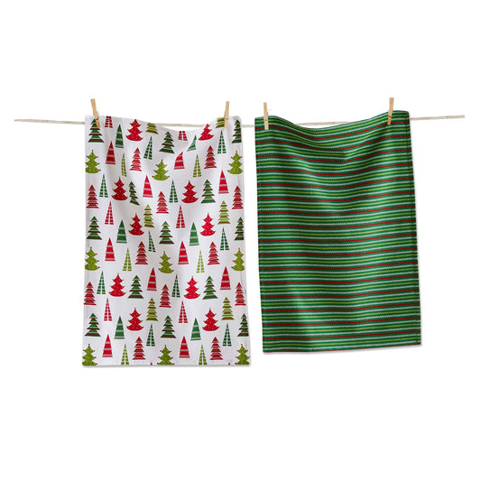 Cheerful Tree Dishtowel (set/2)