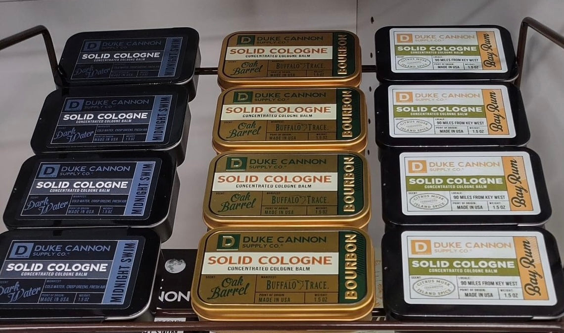 Duke Cannon Solid Cologne (Select from 3 Scents)