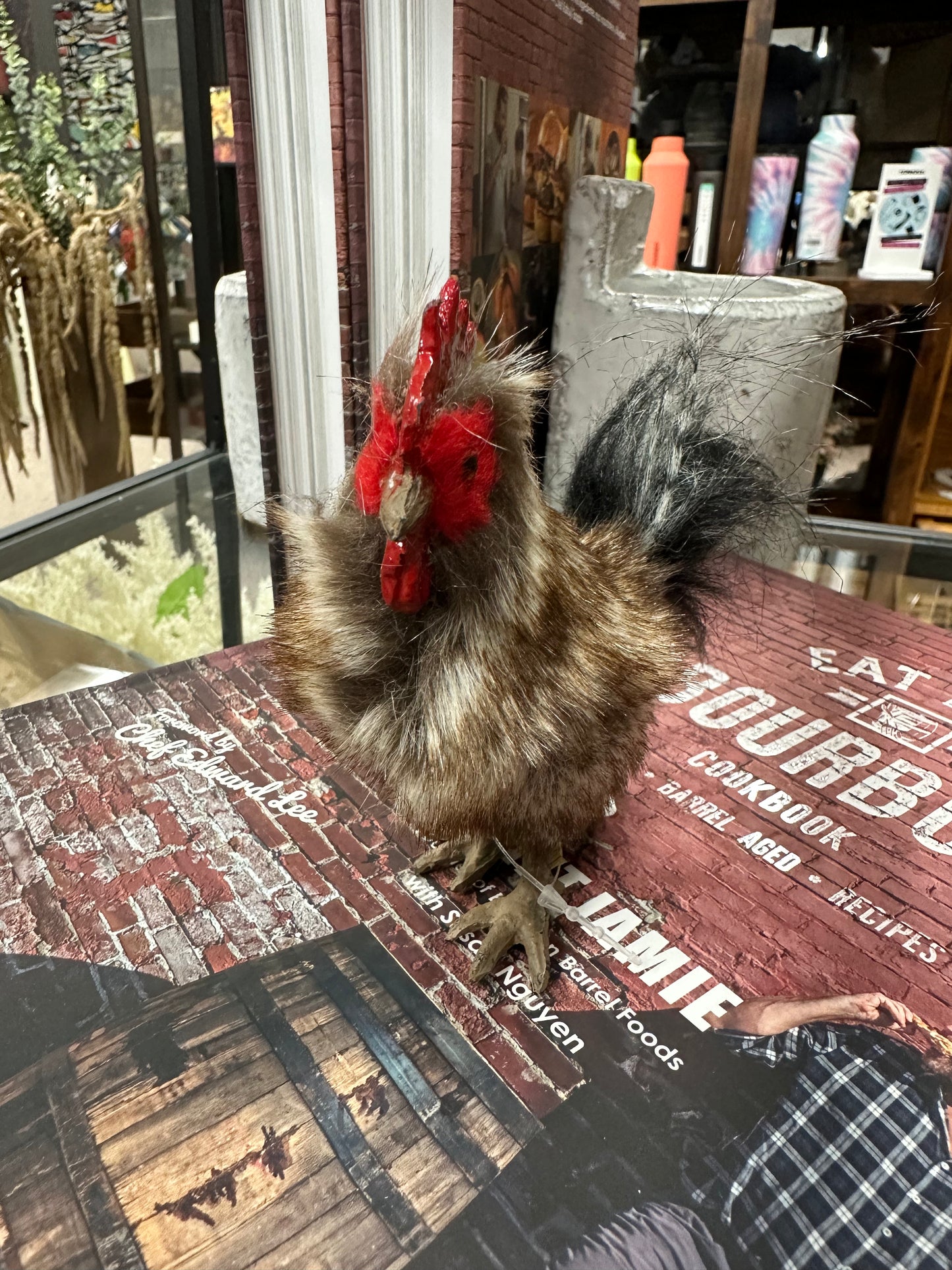 Mini Furry Rooster