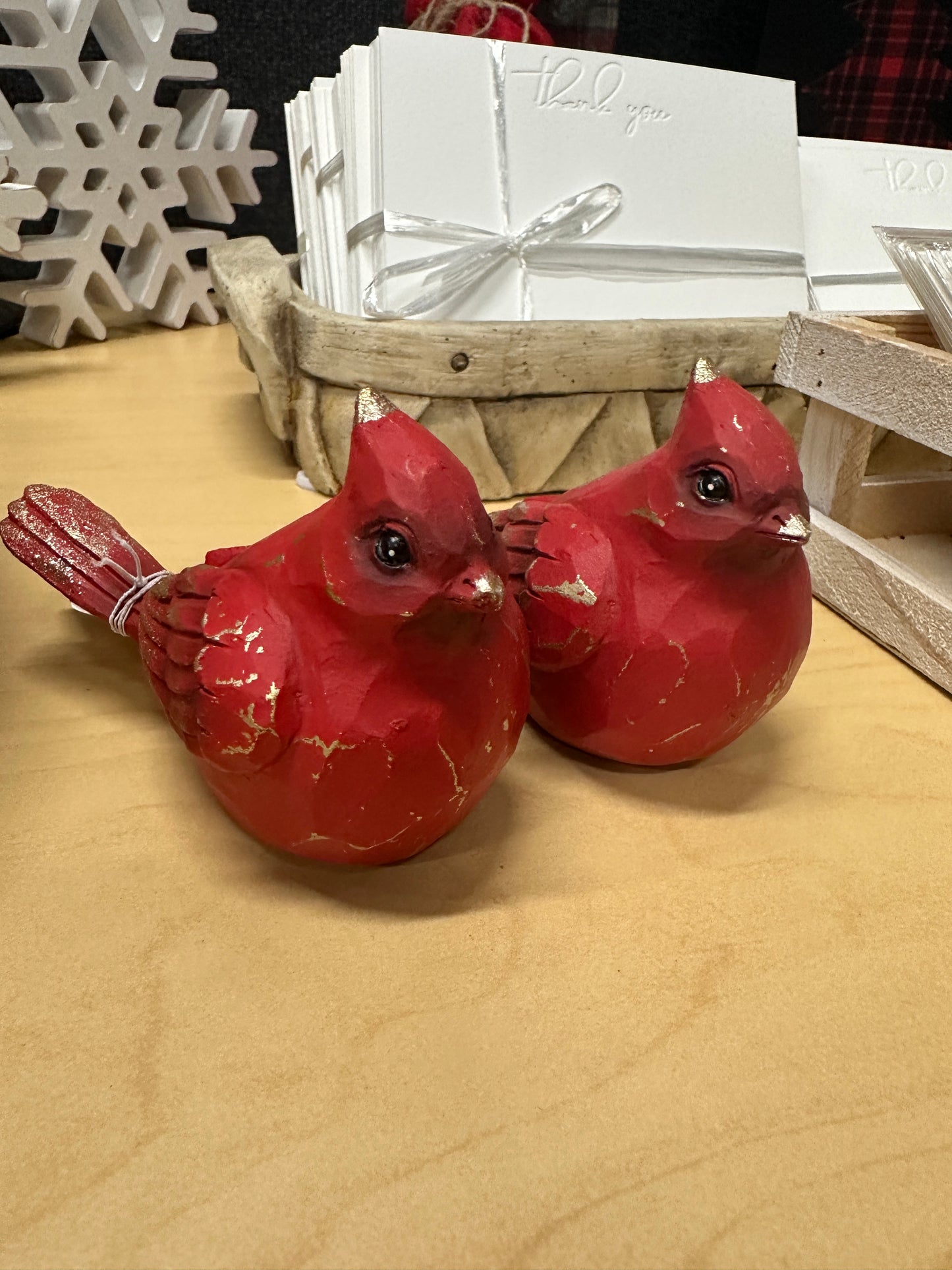 Gold Accent Cardinal