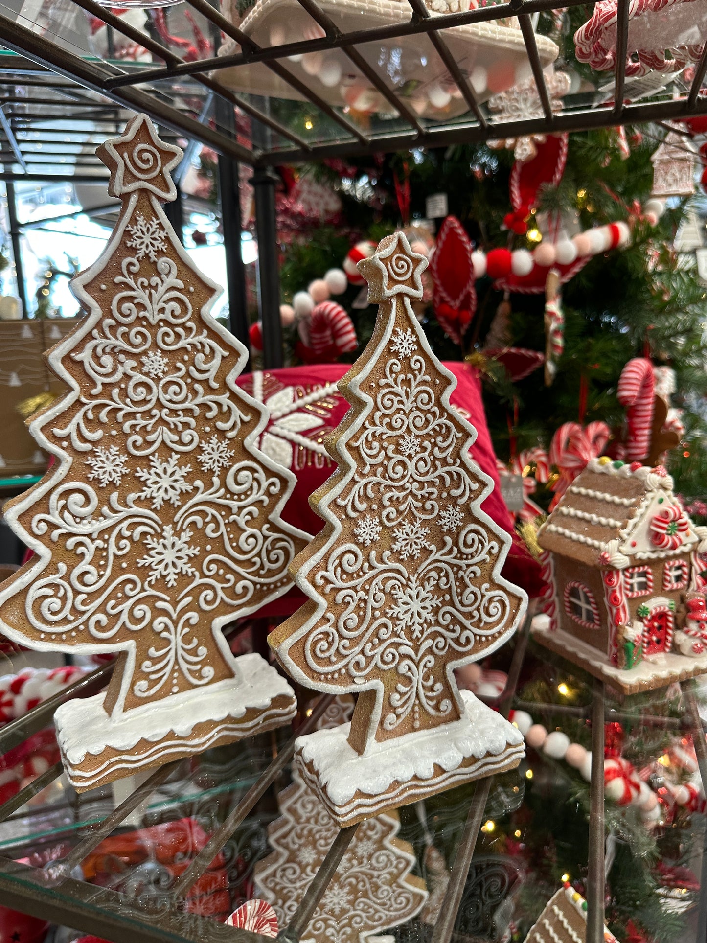 Frosted Gingerbread Trees