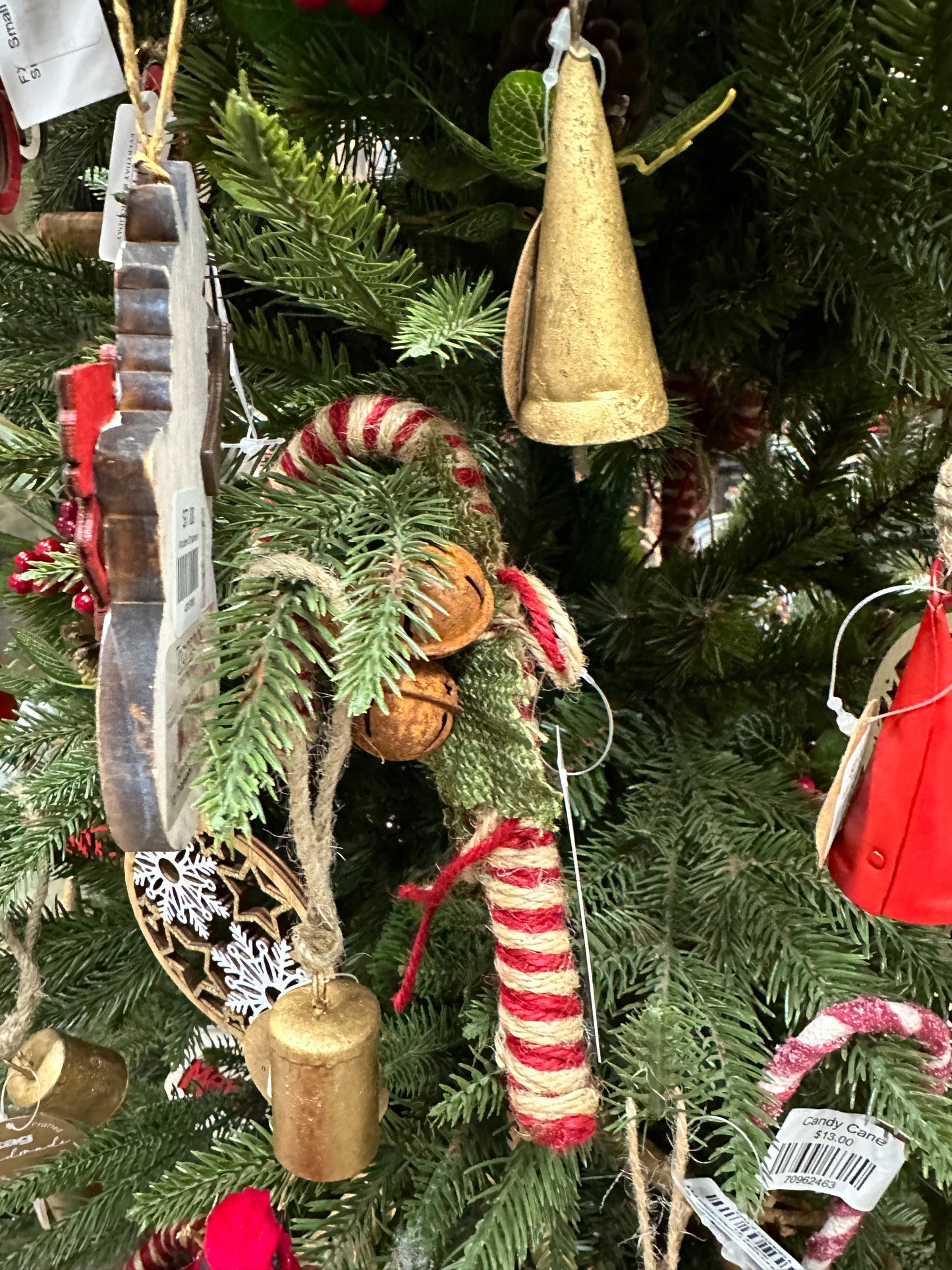 Mini Hanging Golden Bell Ornament