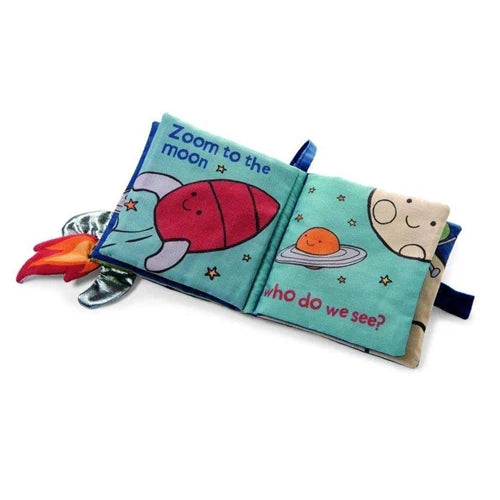 Jellycat Zoom to the Moon Soft Book