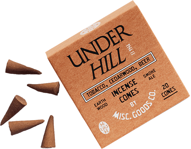 Misc. Goods Co. - "Underhill" Cone Incense