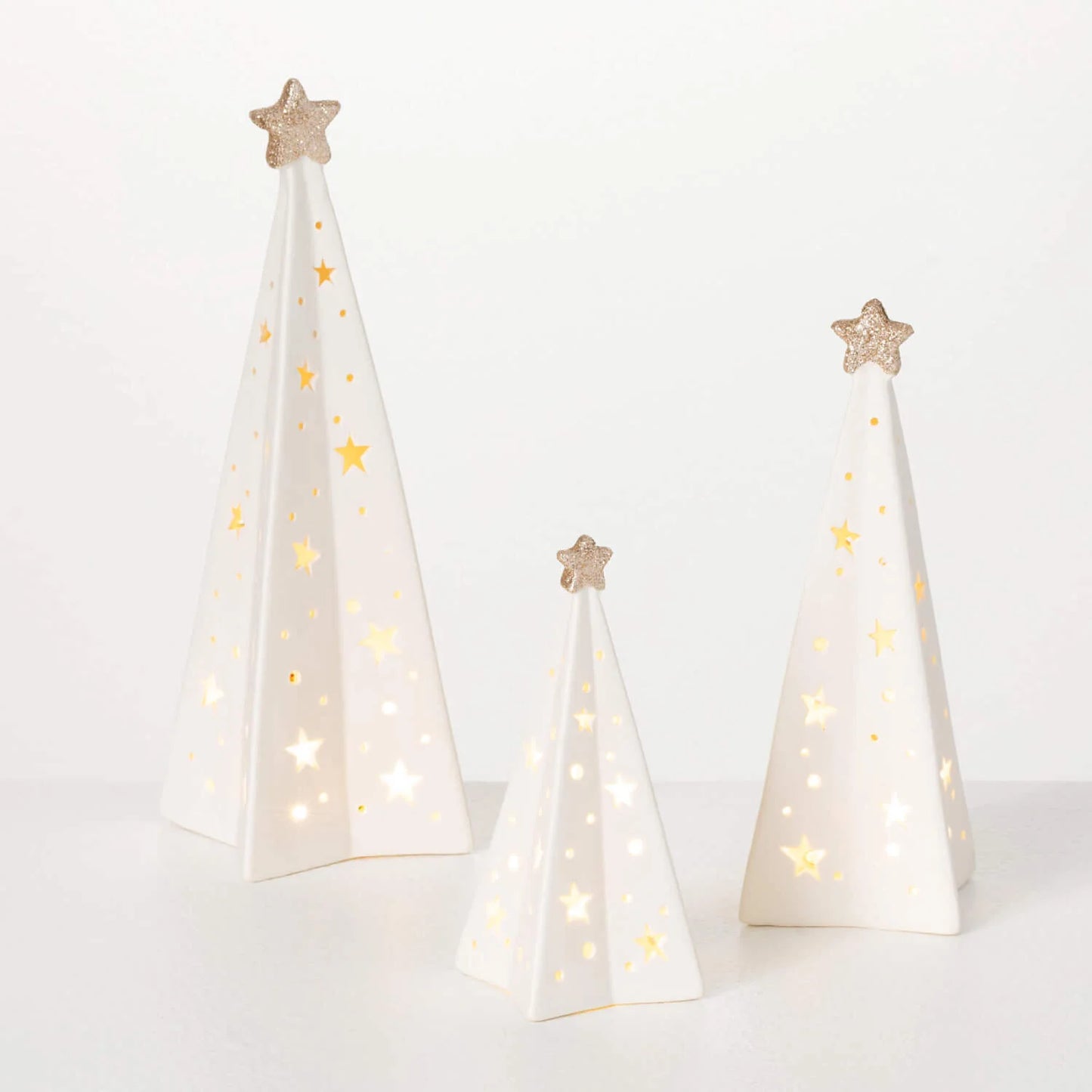 Lighted Porcelain Trees