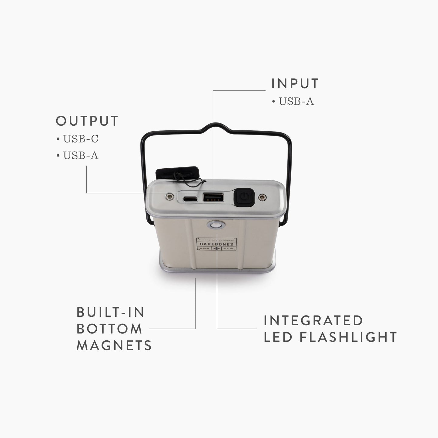 Barebones - Power Bank - 10000 mAh