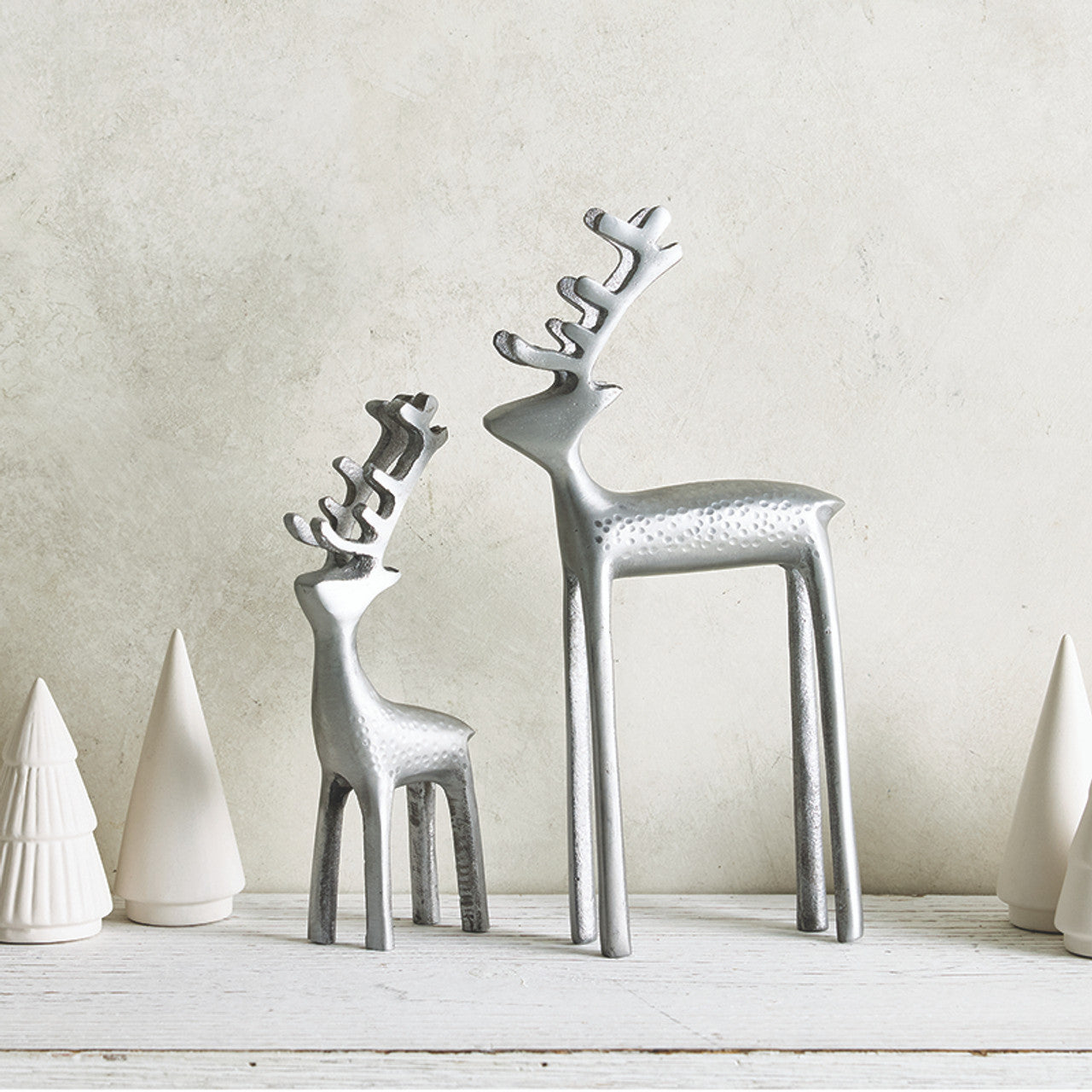 Deer - Silver (2 sizes)