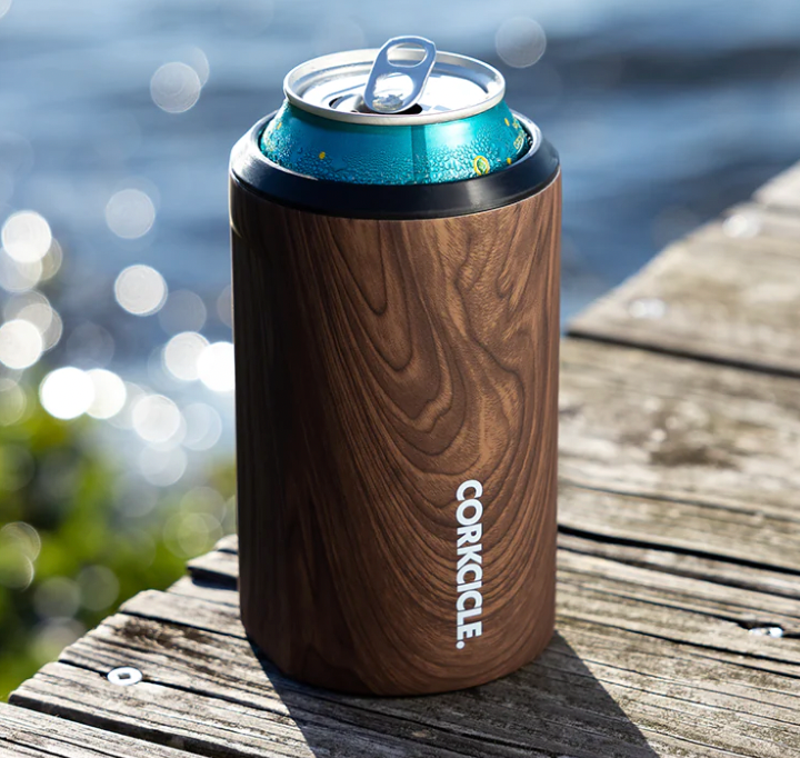 Can Cooler - 12 oz Walnut Wood