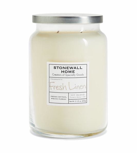 Stonewall Candles - Fresh Linen