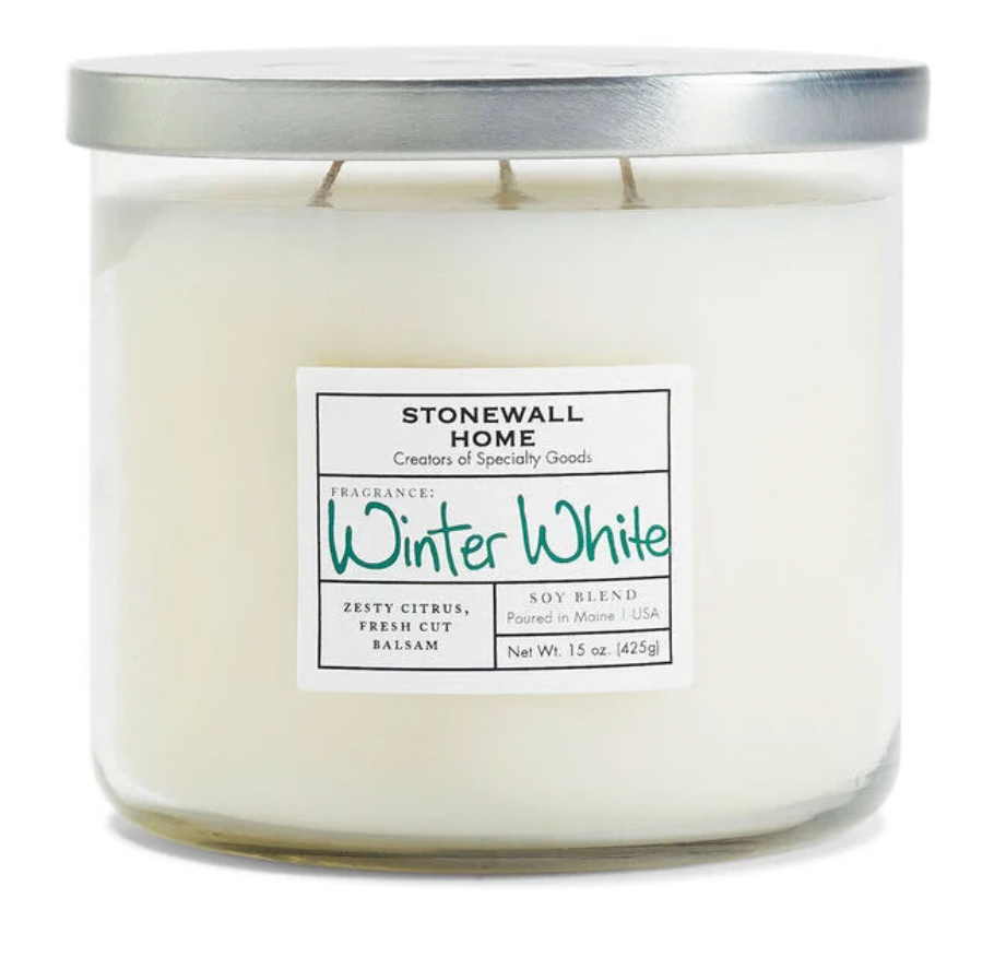 Stonewall Home Candles - 5 Holiday Scents