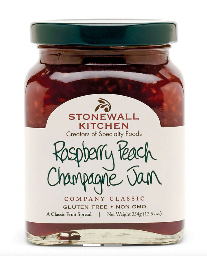 Raspberry Peach Champagne Jam