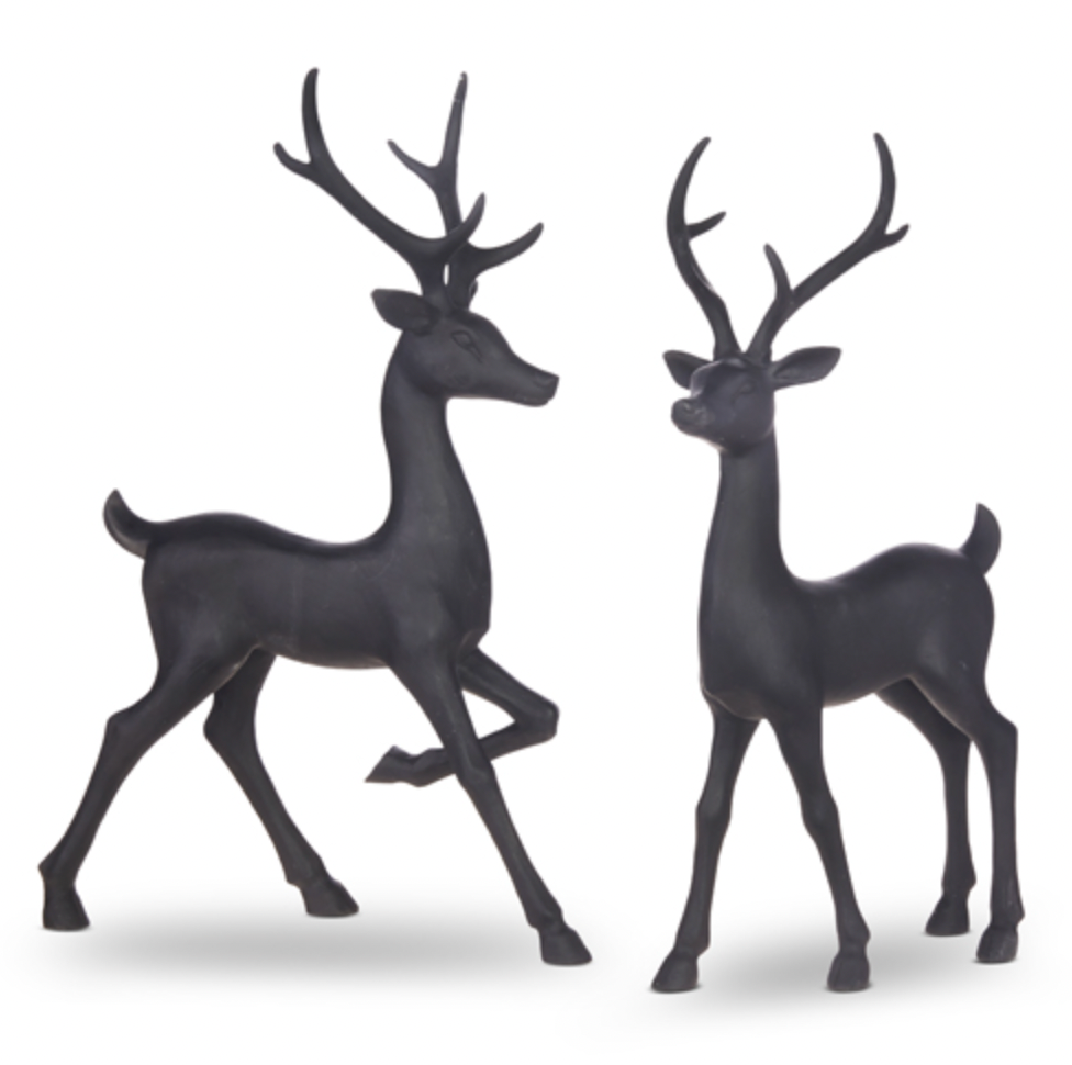 Matte Black Deer