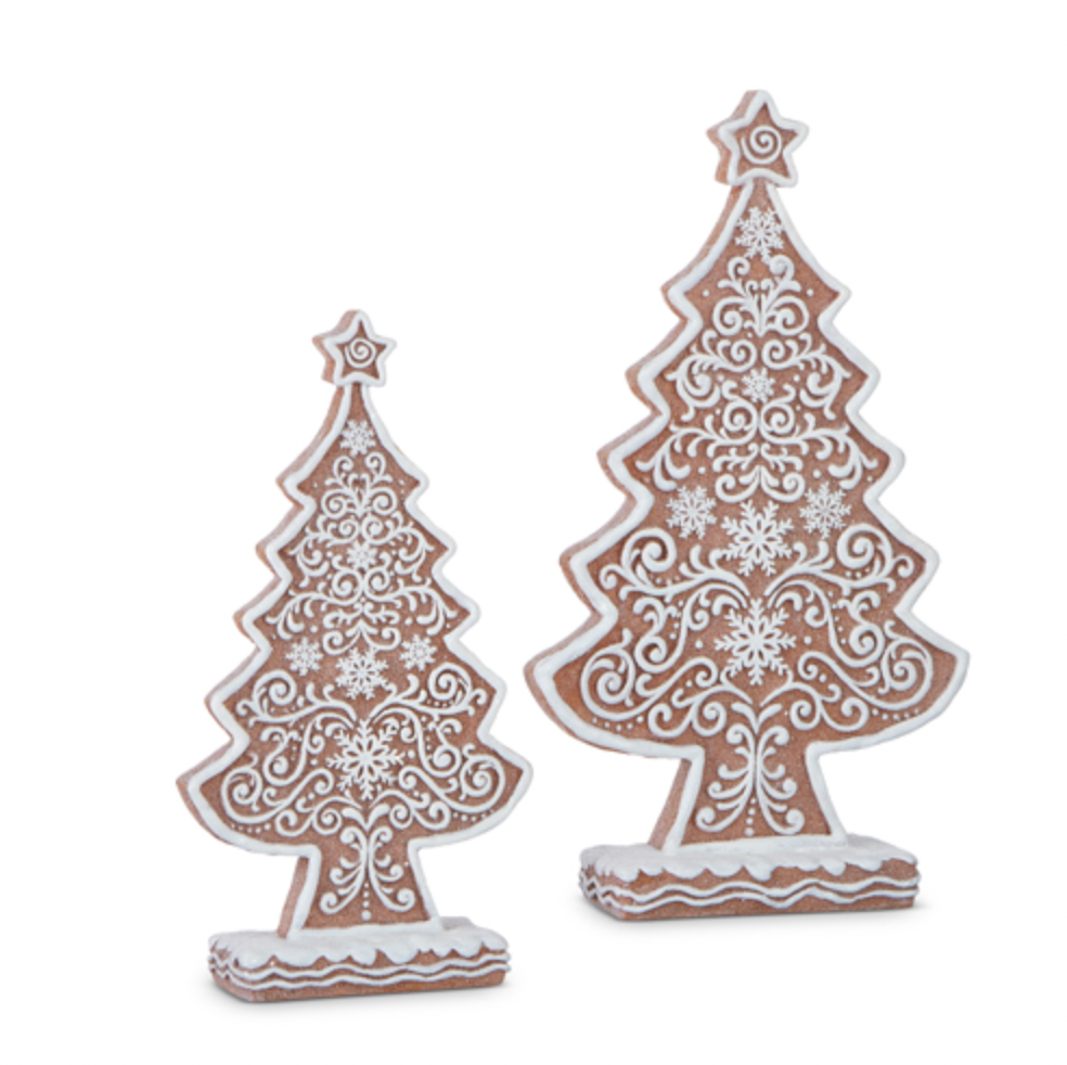 Frosted Gingerbread Trees
