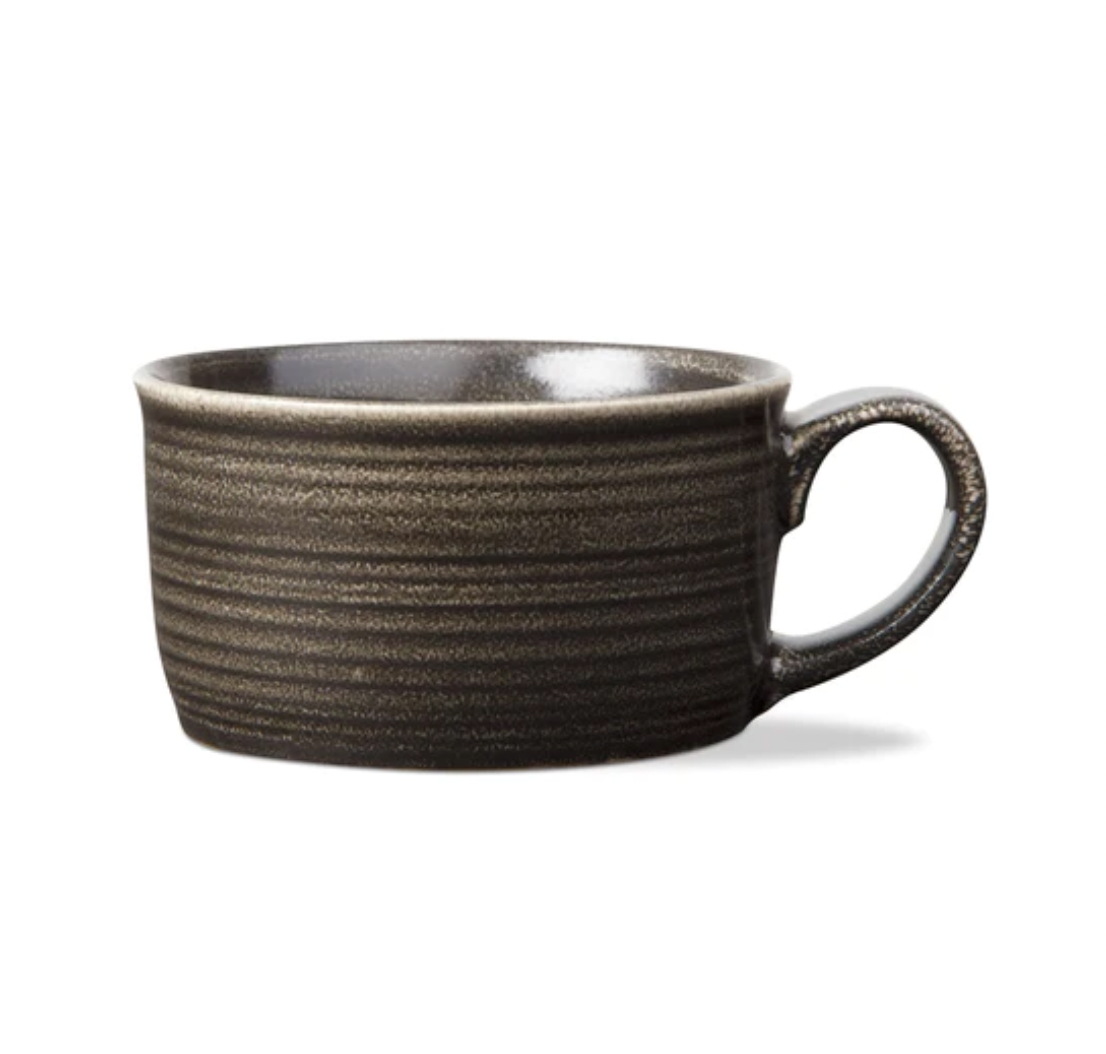 Glazed Soup Mug - Black