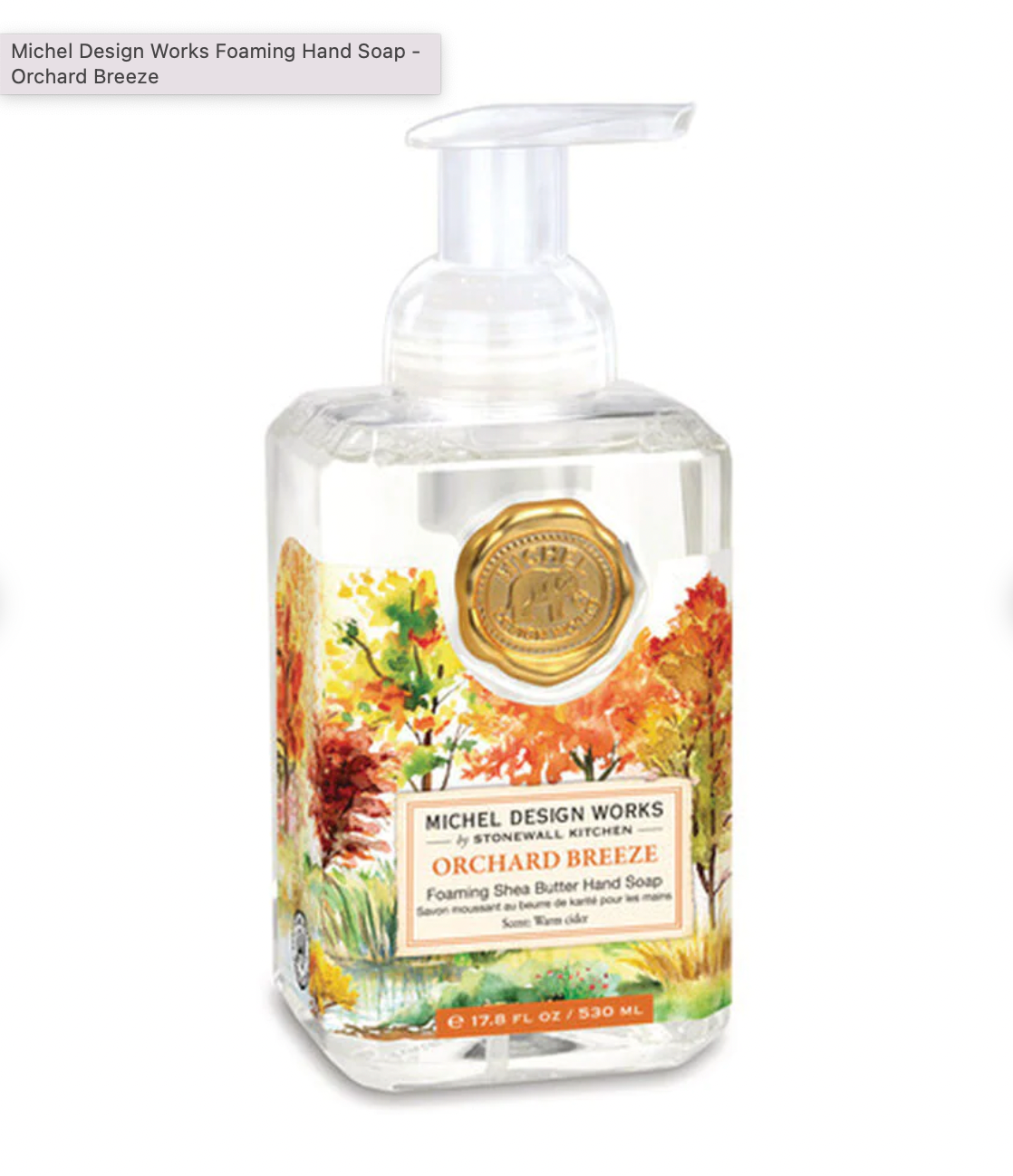 Michel Design Works Orchard Breeze Foaming Soap