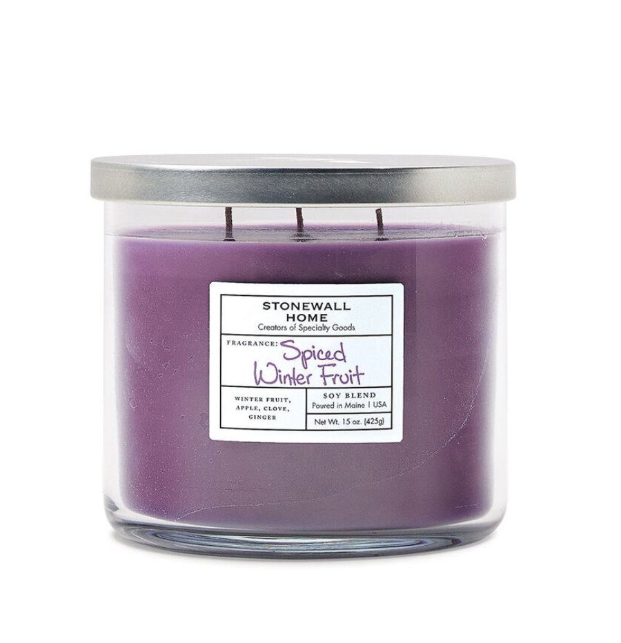Stonewall Home Candles - 5 Holiday Scents