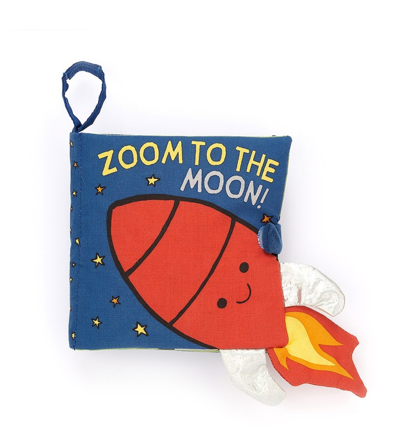 Jellycat Zoom to the Moon Soft Book