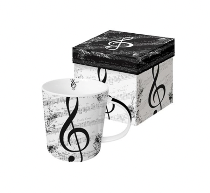 Coffee Cup w/ Musical Notes